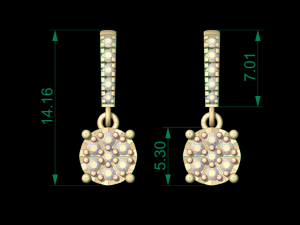 earring 52 3D Print Model