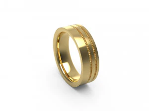 मैन बैंड रिंग 21 3D प्रिंट मॉडल