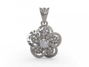 pingente 66 Modelo de Impressão 3D