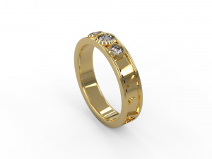 man band ring 22 3D प्रिंट मॉडल