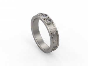 man band ring 22 3D प्रिंट मॉडल