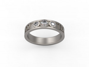 man band ring 22 3D प्रिंट मॉडल