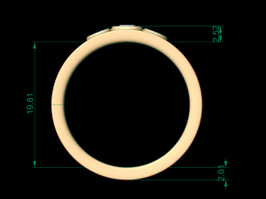 man band ring 22 3D प्रिंट मॉडल