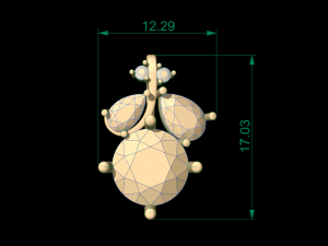 pendant 68 Modelo de Impressão 3D