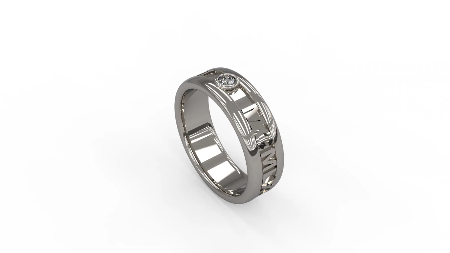 man band ring 23 3D Print Model .c4d .max .obj .3ds .fbx .stl .blend