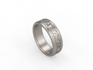 man band ring 23 3D-printmodel