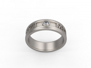 man band ring 23 3D-printmodel