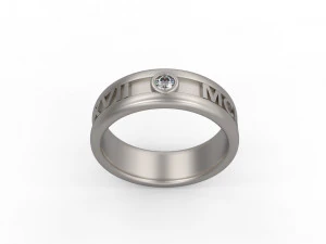 man band ring 23 3D Print Model