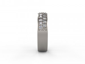 woman band ring 117 3D Print Model