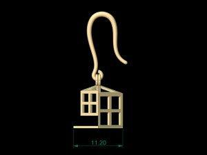 earring 54 3D प्रिंट मॉडल