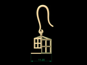 earring 54 3D Print Model