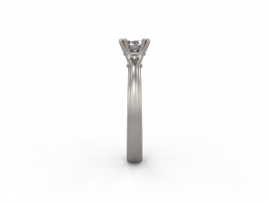woman solitaire ring 119 Modelo de impresión 3D