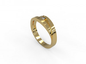 woman band ring 120 3D Print Model