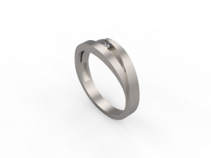 woman band ring 120 3D Print Model