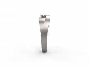 woman band ring 120 3D Print Model
