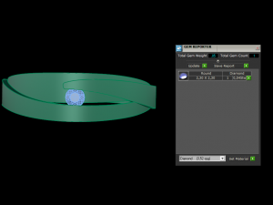 woman band ring 120 3D Print Model