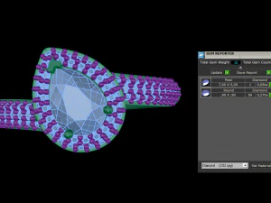 woman solitaire ring 121 3D Print Model