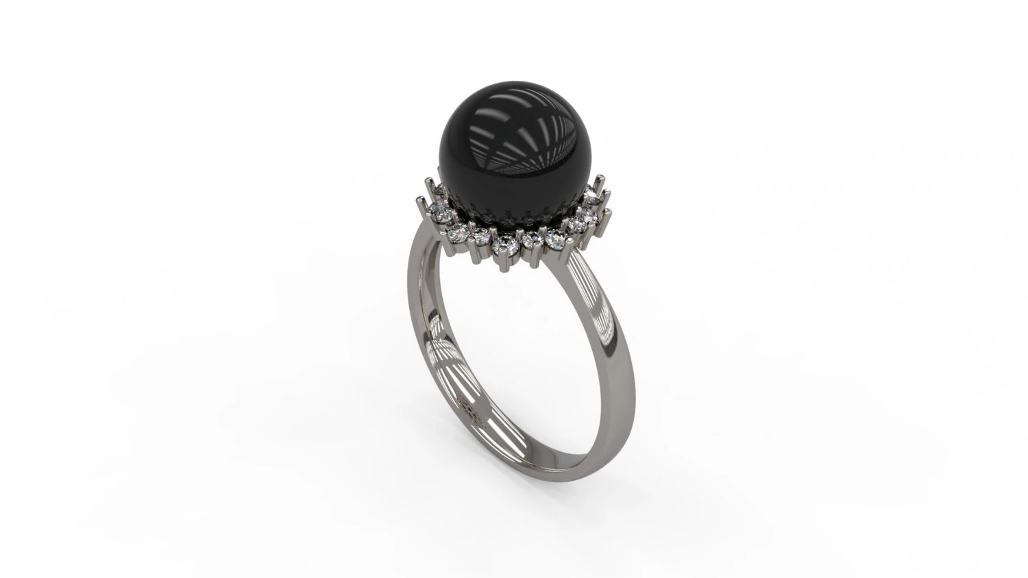 woman solitaire ring 122 3D Print Model .c4d .max .obj .3ds .fbx .stl .blend 