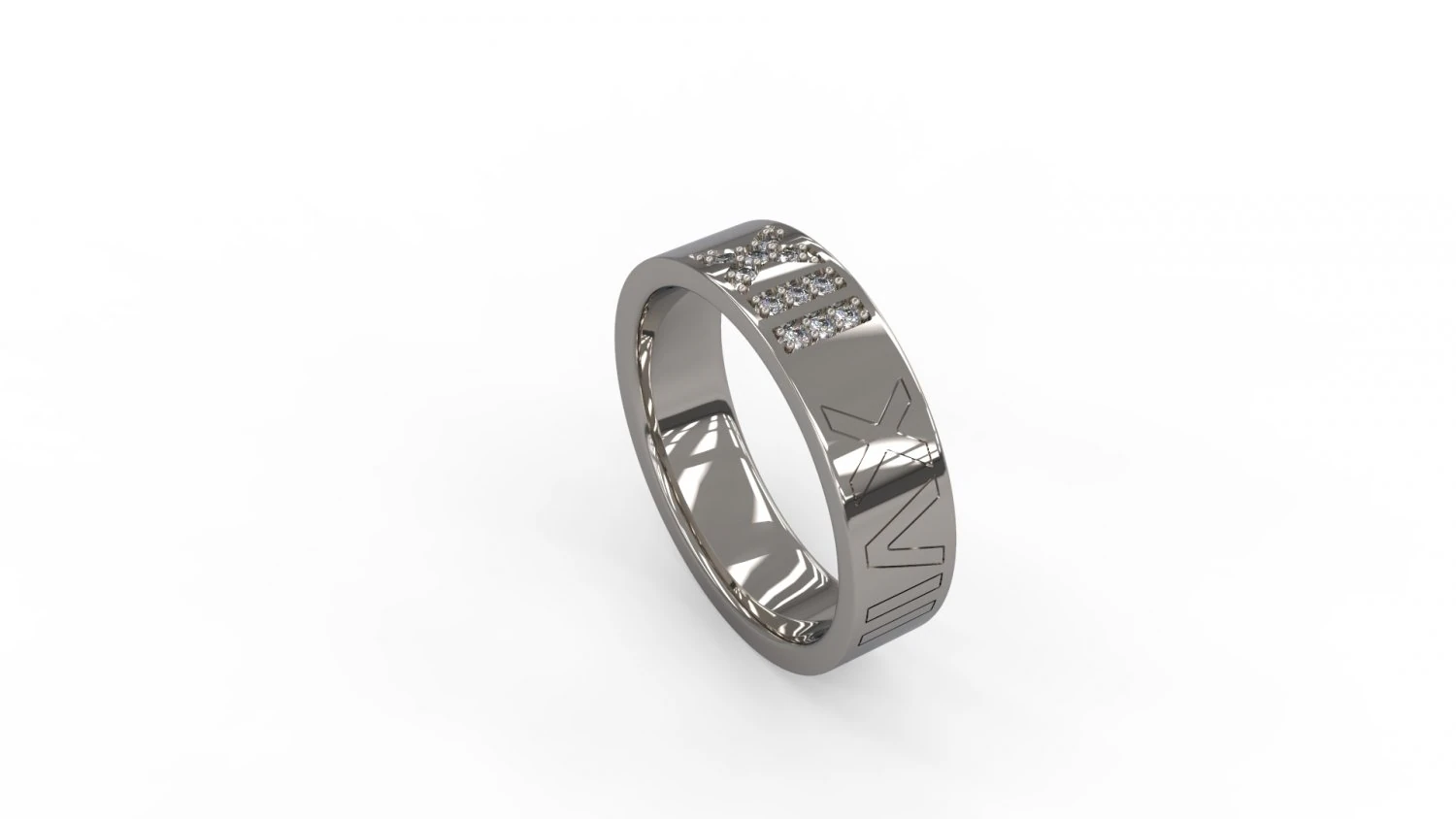 man band ring 28 3D Print Model .c4d .max .obj .3ds .fbx .stl .blend