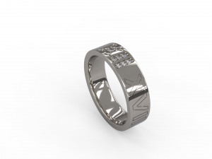man band ring 28 3D Print Model