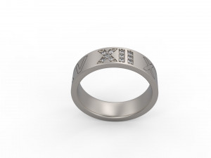 man band ring 28 Modello di stampa 3D