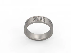 man band ring 28 3D Print Model