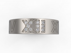 man band ring 28 Modello di stampa 3D