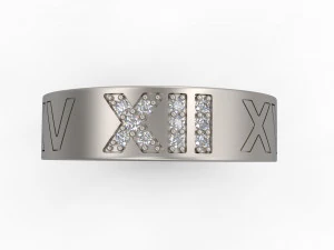 man band ring 28 3D Print Model