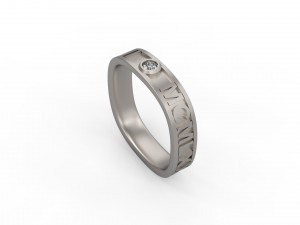 man band ring 24 Model Cetak 3D