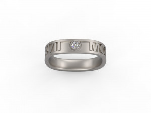 man band ring 24 Model Cetak 3D