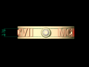 man band ring 24 Model Cetak 3D