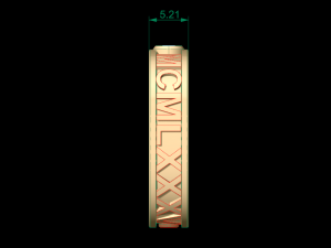 man band ring 24 Model Cetak 3D