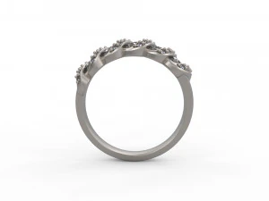 kadın alyans y&uuml;z&uuml;ğ&uuml; 125 3D Baskı Modeli