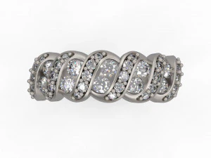 kadın alyans y&uuml;z&uuml;ğ&uuml; 125 3D Baskı Modeli