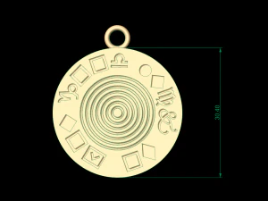 pendant 73 3D Print Model
