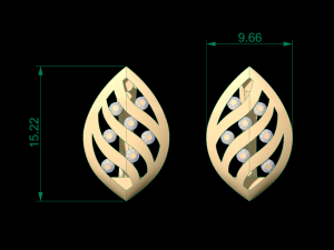 earring 55 Modèles 3D en vedette