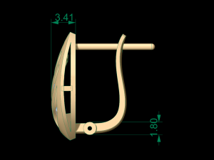 earring 55 Modèles 3D en vedette