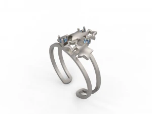 star ring 3D Print Model
