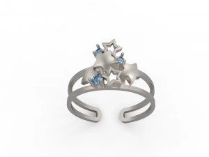 star ring 3D Print Model
