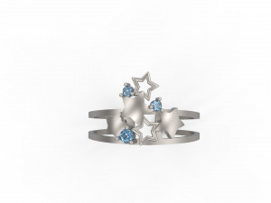 star ring 3D Print Model