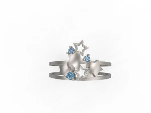 star ring 3D Print Model