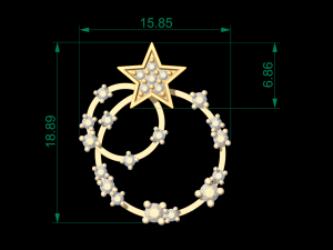 pendant 74 Modelo de Impressão 3D