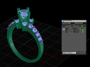woman solitaire ring 126 Model do druku 3D