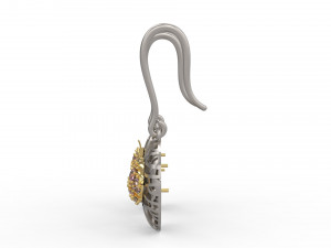earring 56 3D Принт Модель