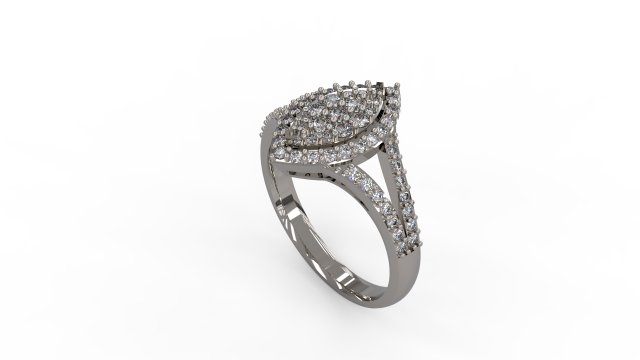 woman solitaire ring 127 3D 打印模型 .c4d .max .obj .3ds .fbx .stl .blend 