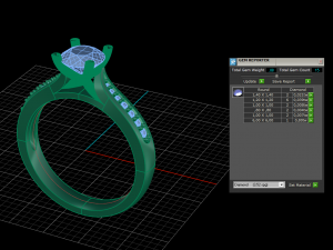 woman solitaire ring 129 Model Cetak 3D