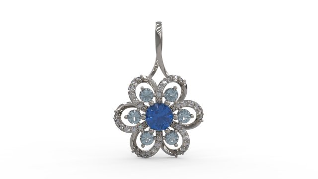 pendant 76 3D Print Model .c4d .max .obj .3ds .fbx .stl .blend 