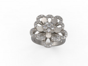 woman solitaire ring 130 Modelo de Impressão 3D