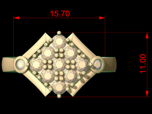 woman solitaire ring 132 Modèles 3D en vedette
