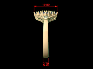 woman solitaire ring 132 3D Print Model